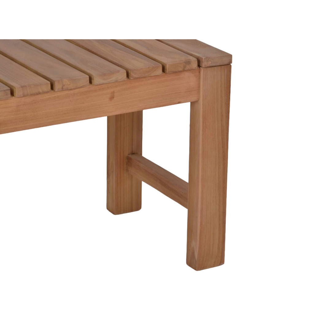 Bank  Gartenmöbel Outdoor Massivholz Teak Honig