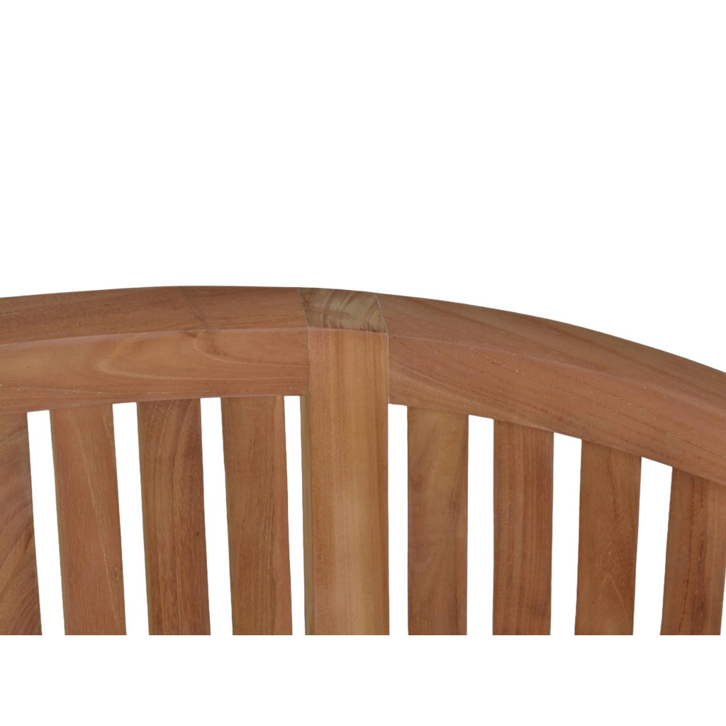 Bank  Gartenmöbel Outdoor Modern Massivholz Teak Honig