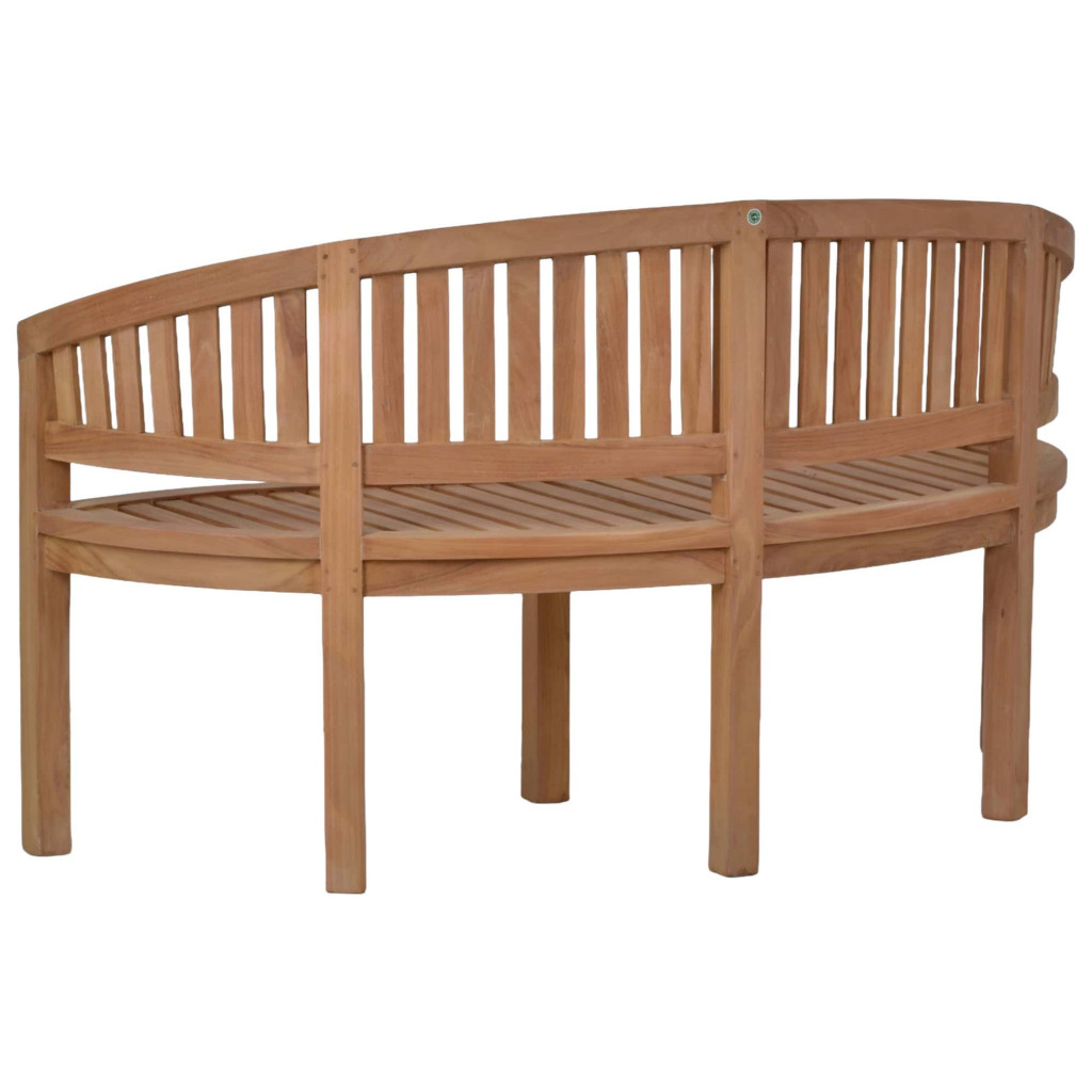 Bank  Gartenmöbel Outdoor Modern Massivholz Teak Honig