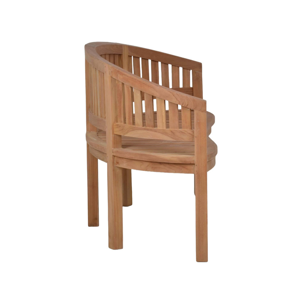 Bank  Gartenmöbel Outdoor Modern Massivholz Teak Honig