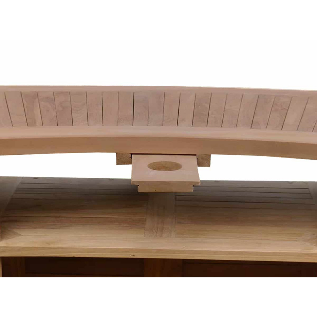 Bar  Gartenmöbel Outdoor Modern Teak Hellbraun