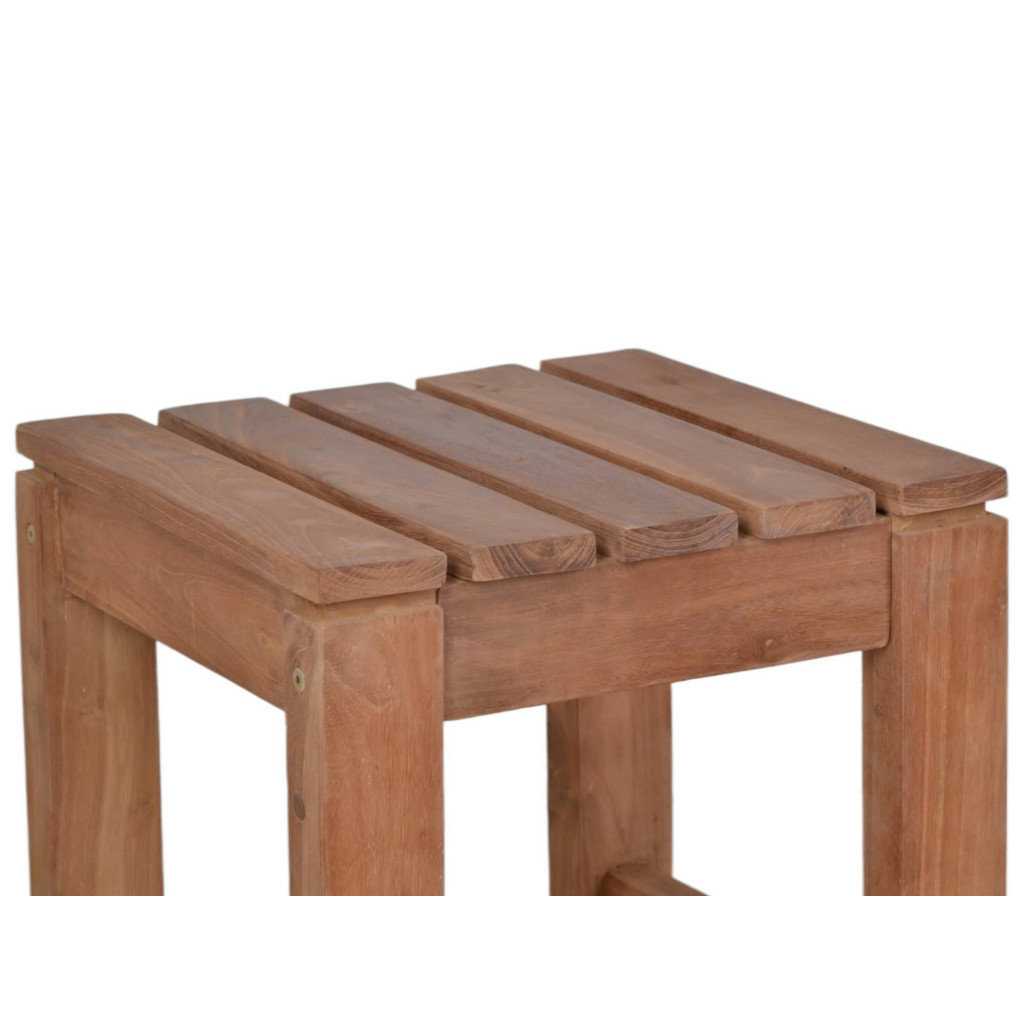 Beistelltisch  Gartenmöbel Outdoor Modern Teak Honig