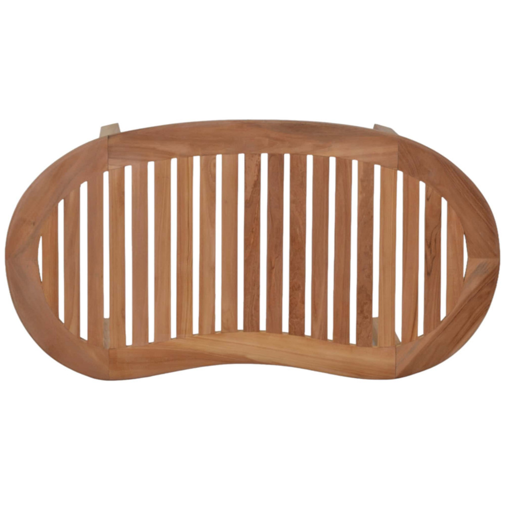 Couchtisch  Gartenmöbel Outdoor Modern Massivholz Teak Honig