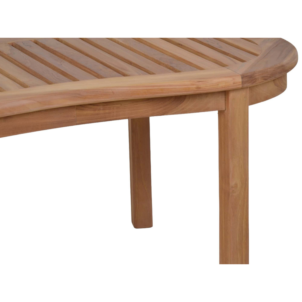 Couchtisch  Gartenmöbel Outdoor Modern Massivholz Teak Honig