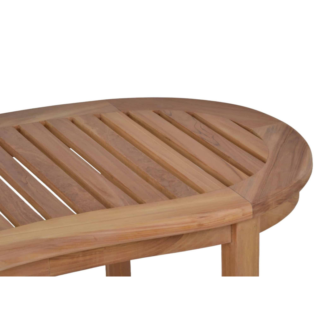 Couchtisch  Gartenmöbel Outdoor Modern Massivholz Teak Honig