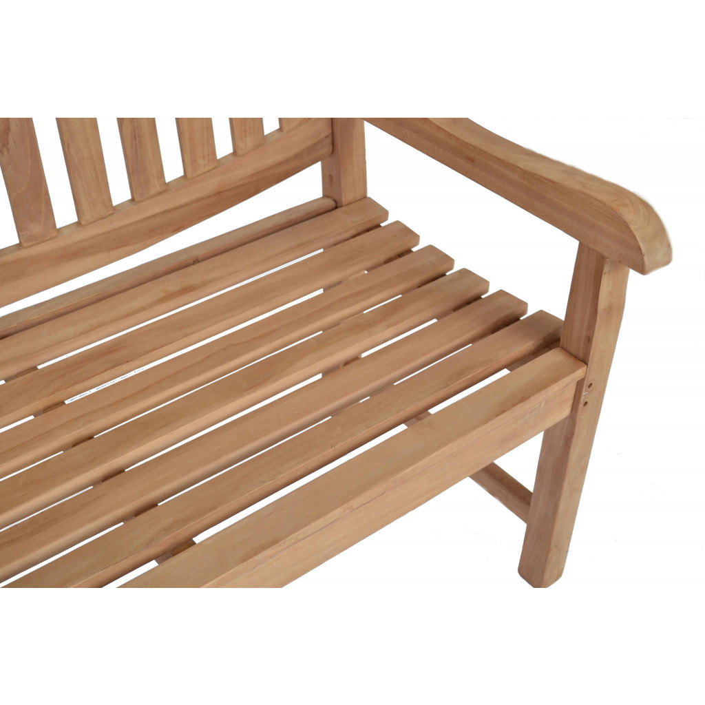 Gartenbank  Gartenmöbel Outdoor Modern Teak Honig