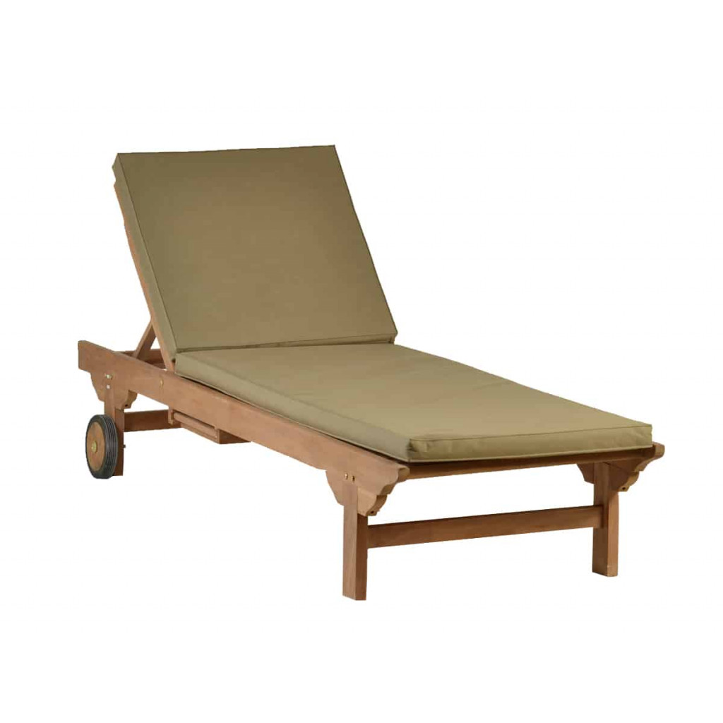 Gartenliege  Gartenmöbel Outdoor Modern Massivholz Teak Honig