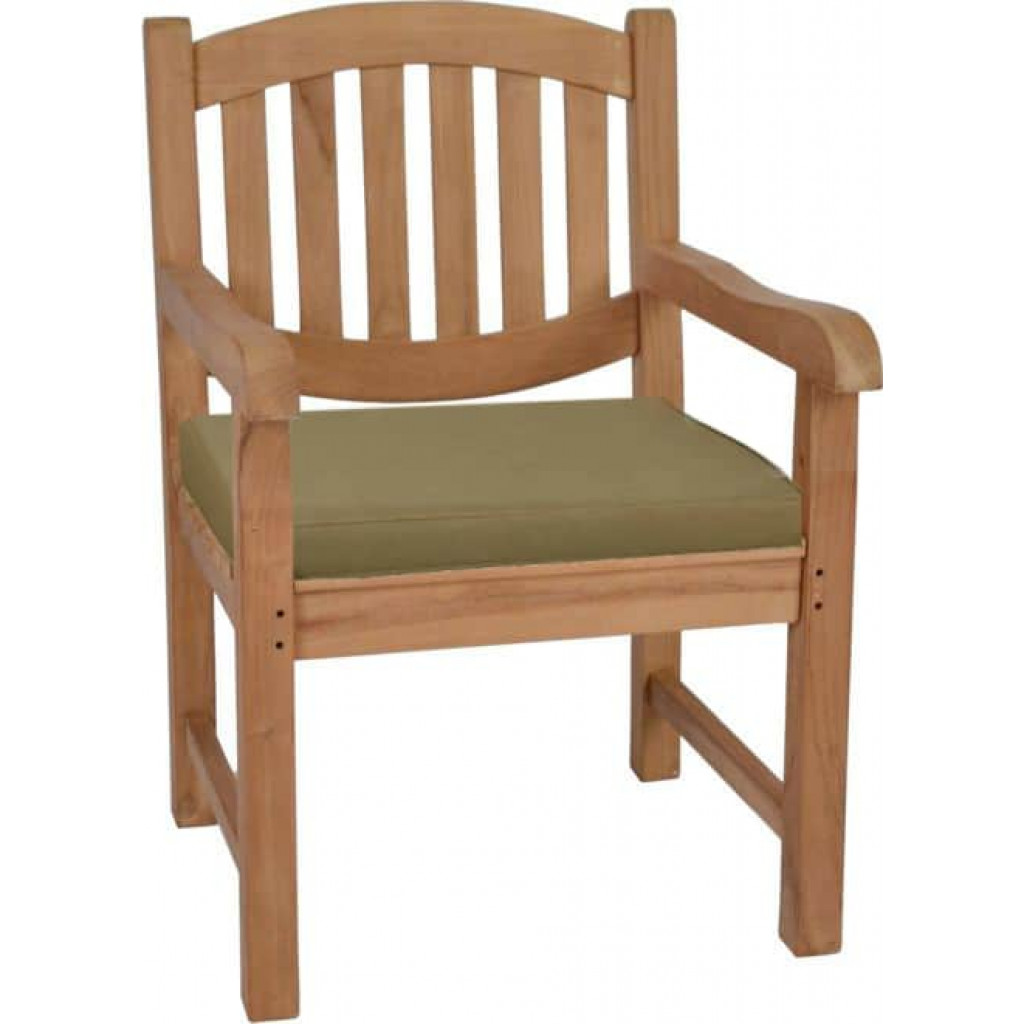 Gartenstuhl  Gartenmöbel Outdoor Modern Massivholz Teak Honig