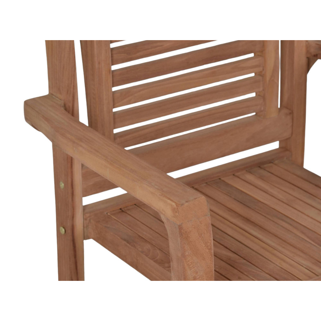 Gartenstuhl  Gartenmöbel Outdoor Modern Massivholz Teak Honig