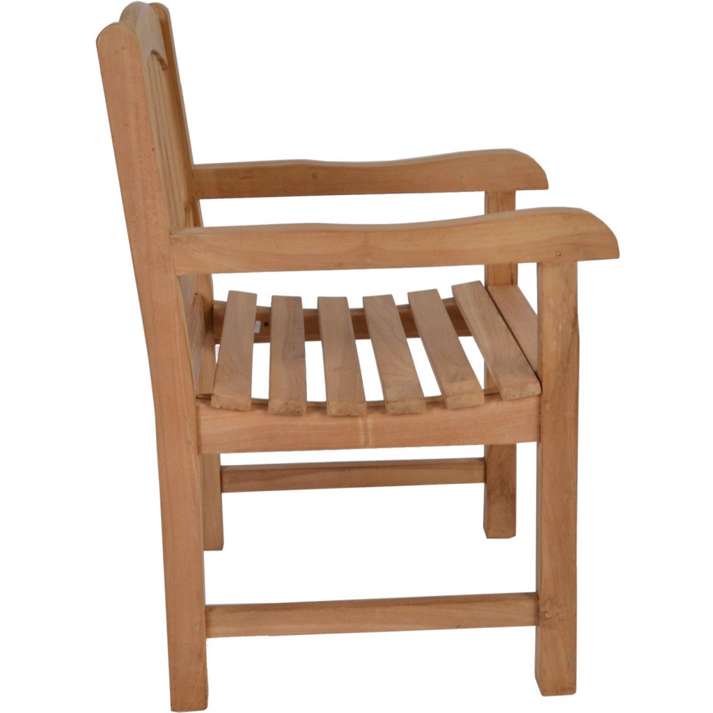 Gartenstuhl  Gartenmöbel Outdoor Modern Massivholz Teak Honig