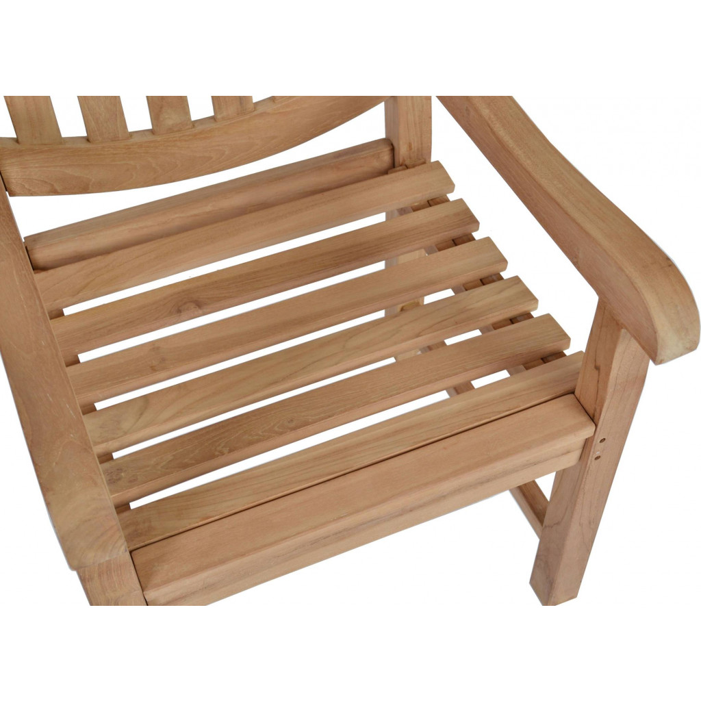 Gartenstuhl  Gartenmöbel Outdoor Modern Massivholz Teak Honig