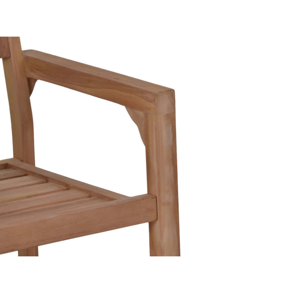 Gartenstuhl  Gartenmöbel Outdoor Modern Teak Honig