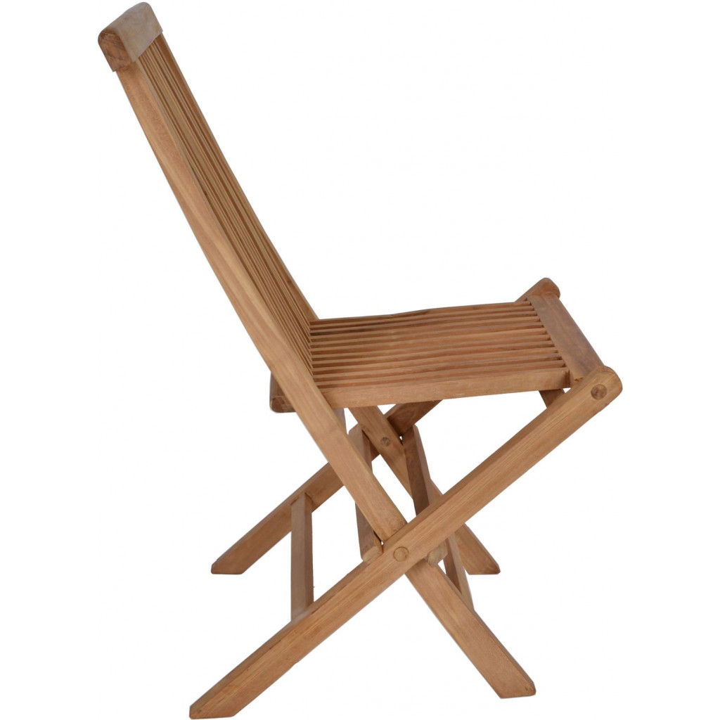 Gartenstuhl  Gartenmöbel Outdoor Modern Teak Honig