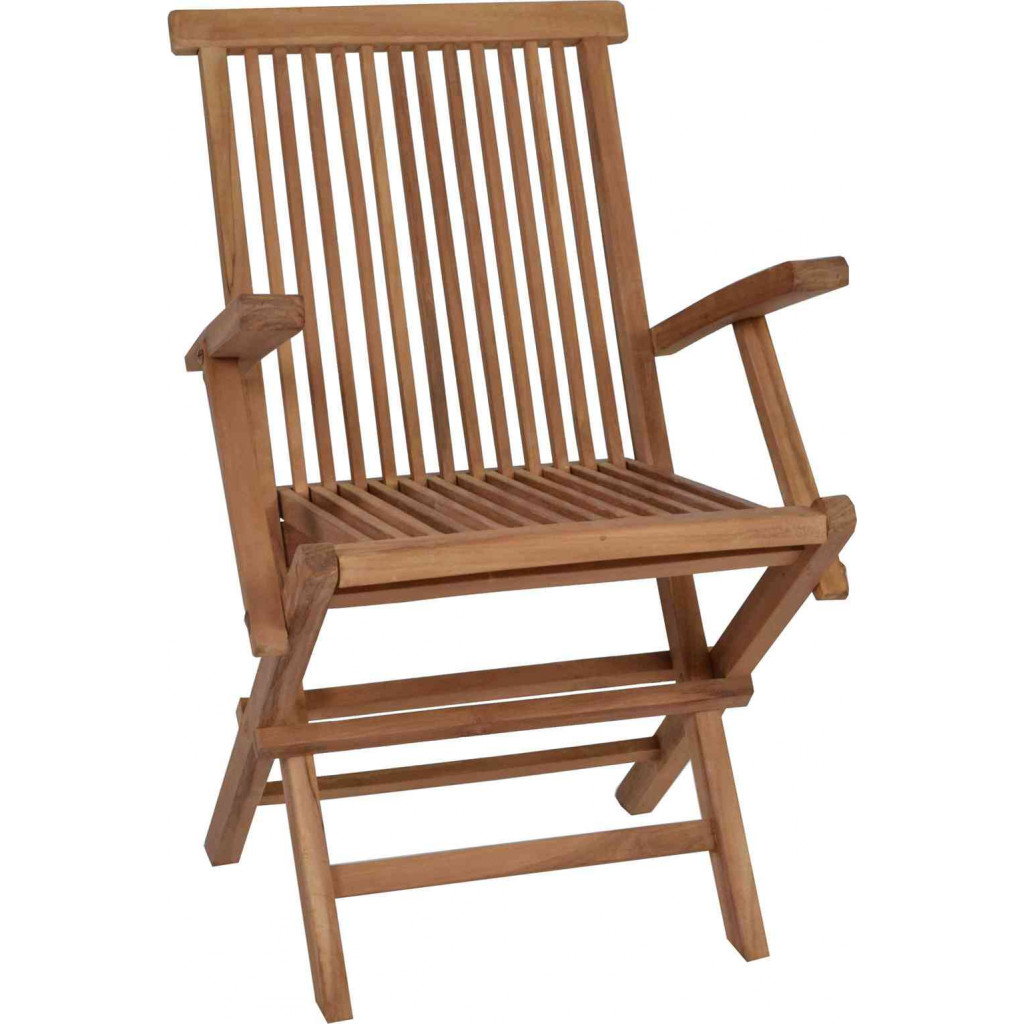 Gartenstuhl  Gartenmöbel Outdoor Modern Teak Honig