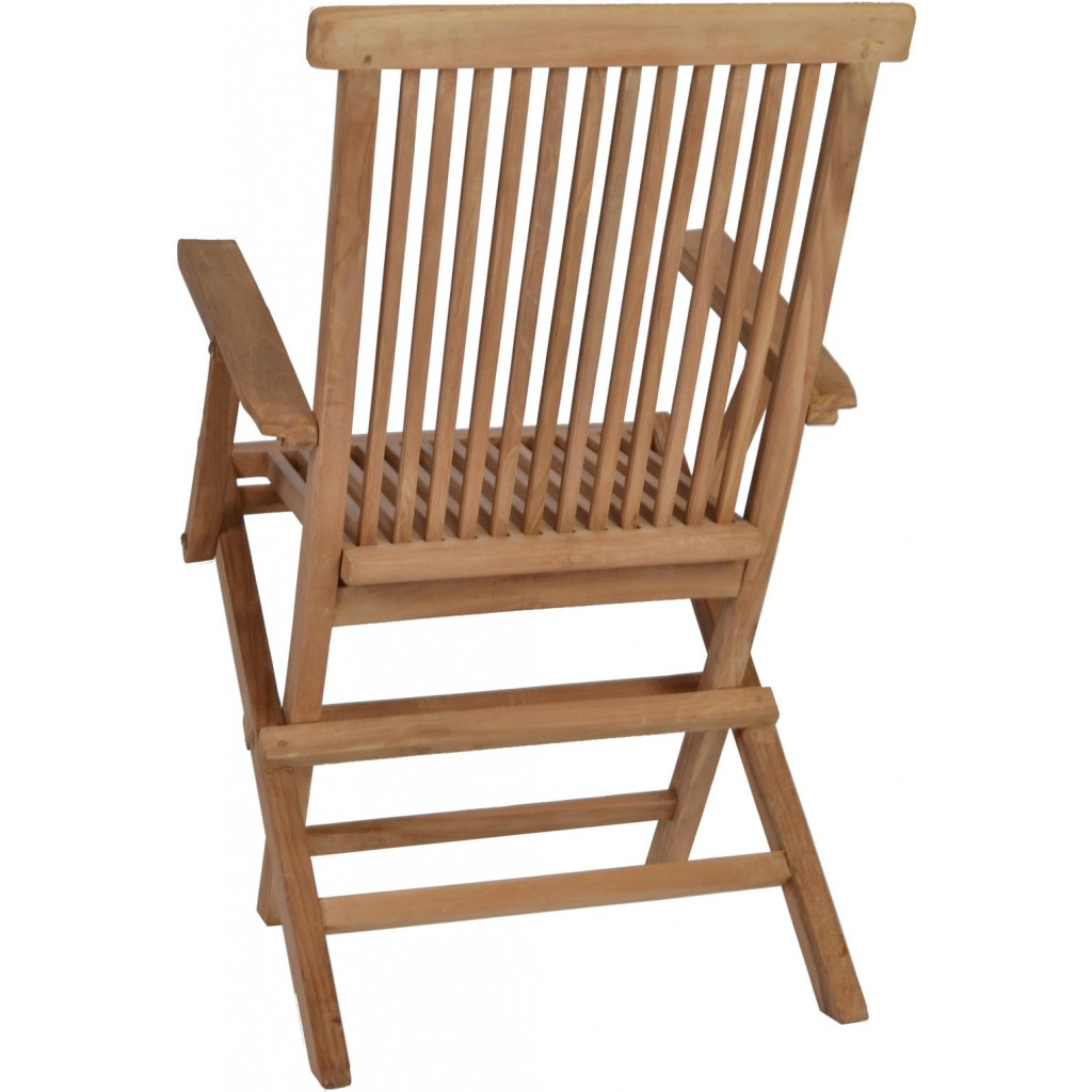 Gartenstuhl  Gartenmöbel Outdoor Modern Teak Honig