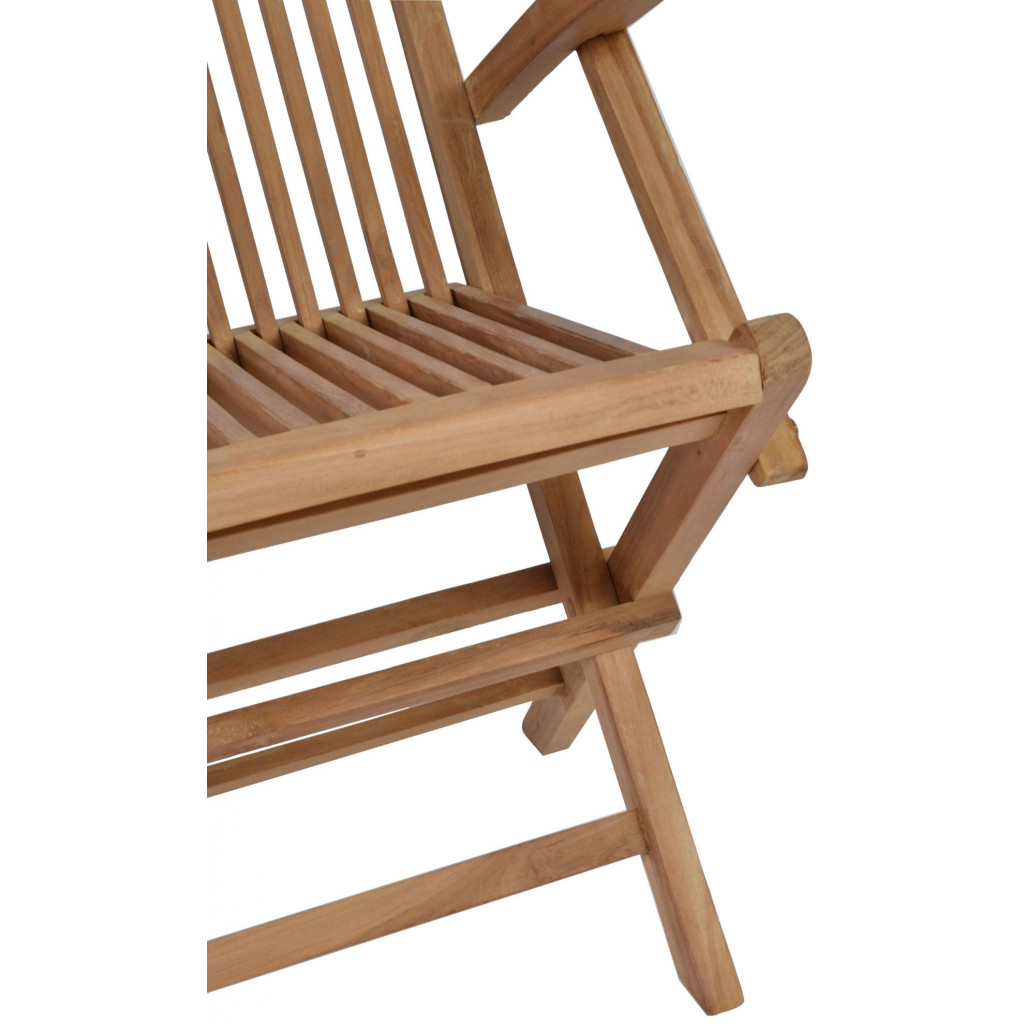 Gartenstuhl  Gartenmöbel Outdoor Modern Teak Honig