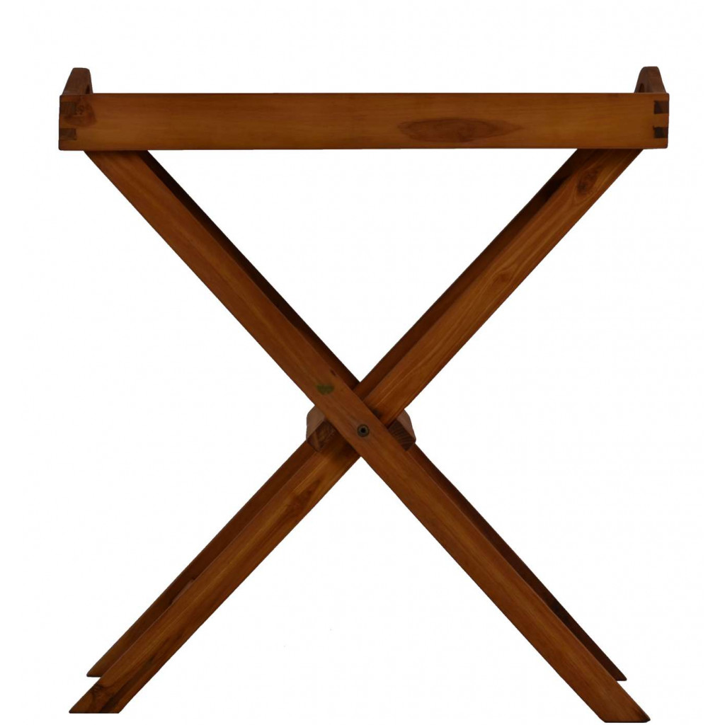 Gartentisch  Gartenmöbel Outdoor Modern Massivholz Teak Honig