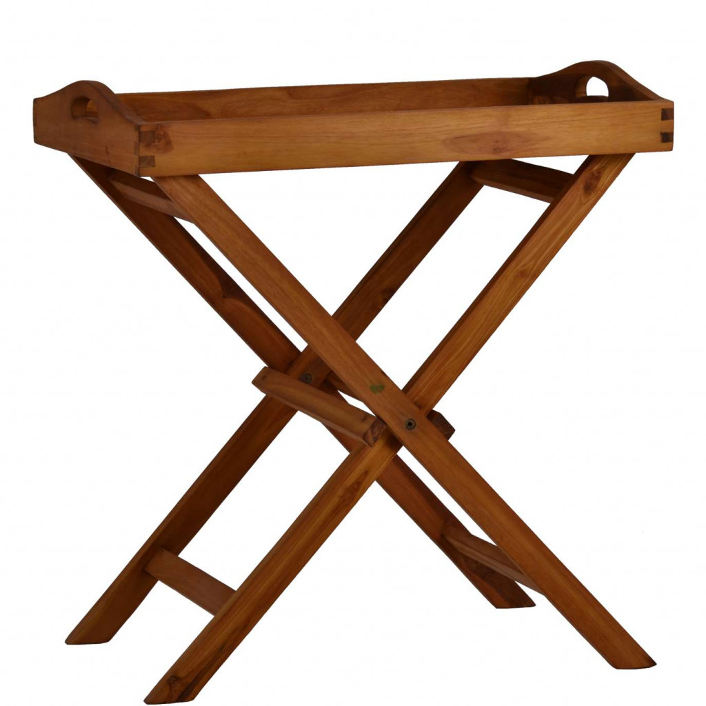Gartentisch  Gartenmöbel Outdoor Modern Massivholz Teak Honig