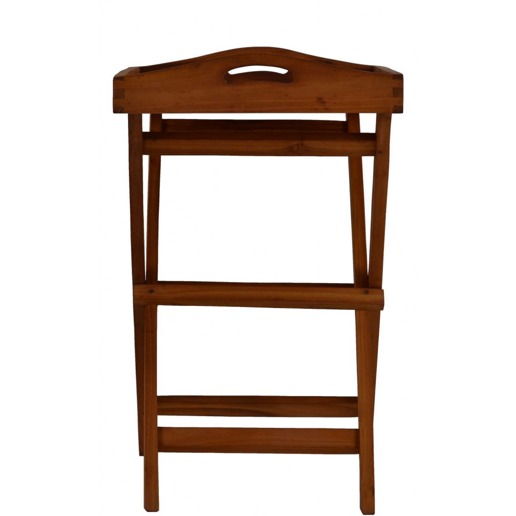 Gartentisch  Gartenmöbel Outdoor Modern Massivholz Teak Honig