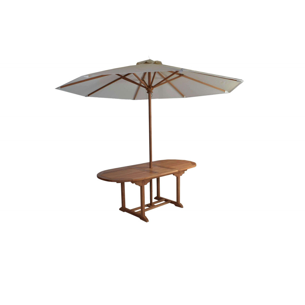 Gartentisch  Gartenmöbel Outdoor Modern Massivholz Teak Honig