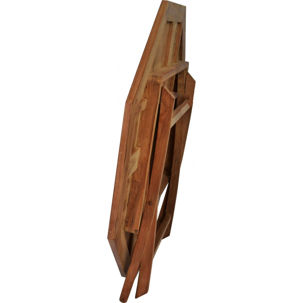 Gartentisch  Gartenmöbel Outdoor Modern Massivholz Teak Honig