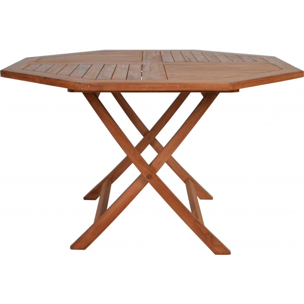 Gartentisch  Gartenmöbel Outdoor Modern Massivholz Teak Honig