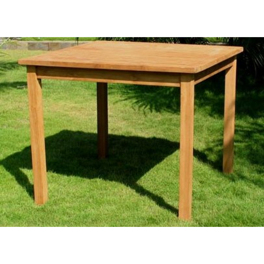 Gartentisch  Gartenmöbel Outdoor Modern Teak Honig