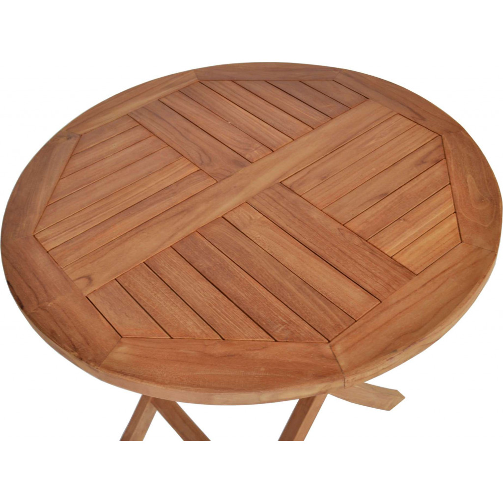 Gartentisch  Gartenmöbel Outdoor Modern Teak Honig