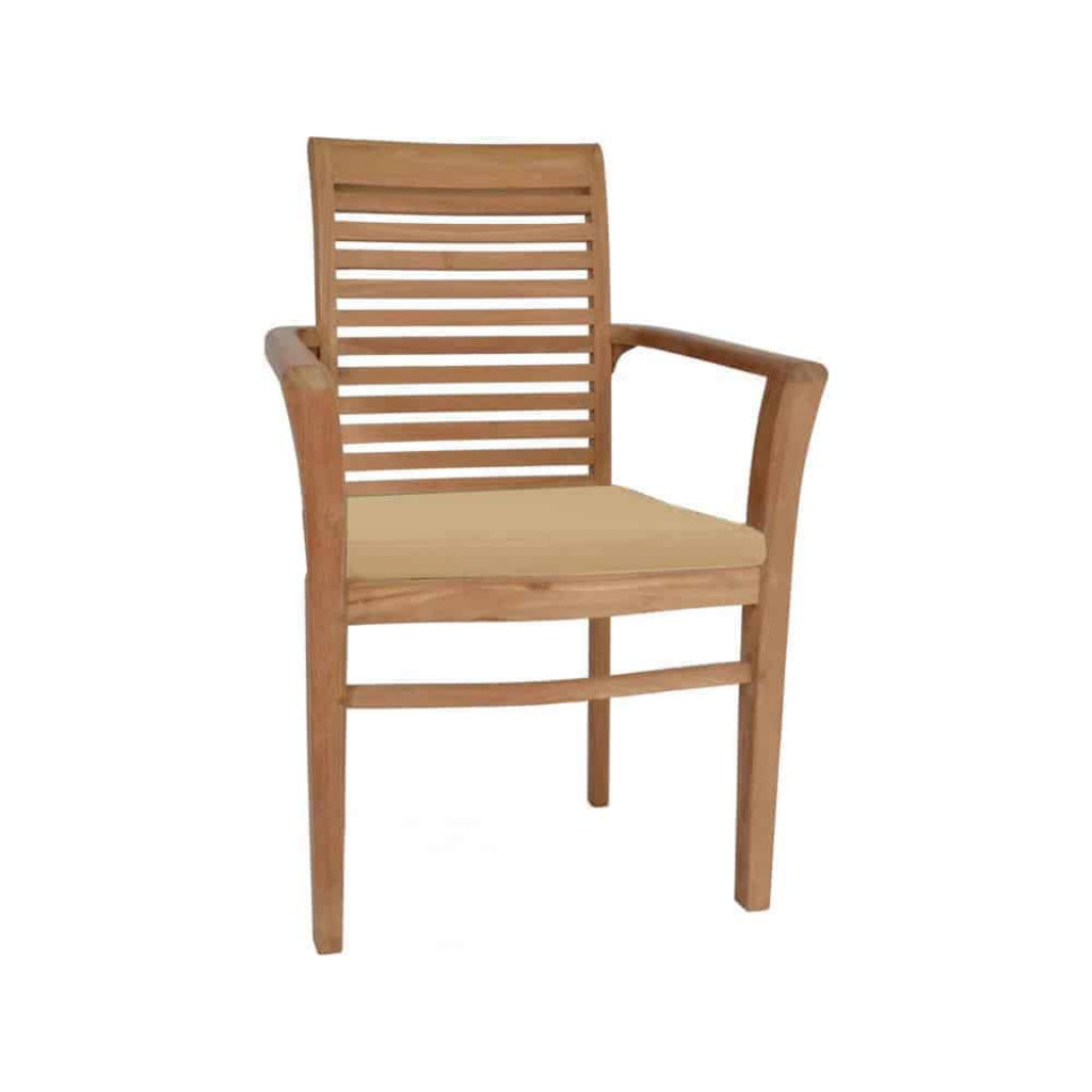 Sitzkissen  Gartenmöbel Outdoor Modern 100% Polyester Beige