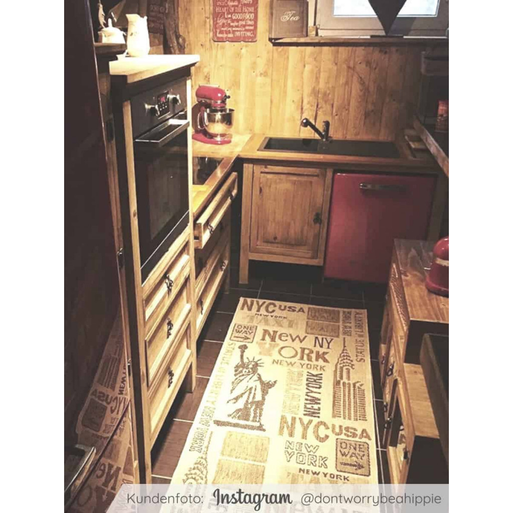 Küchenmodul Mexico Möbel Landhaus Massivholz Pinie Honig