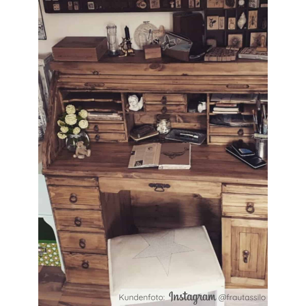 Sekretär Mexico Möbel Landhaus Massivholz Pinie Honig