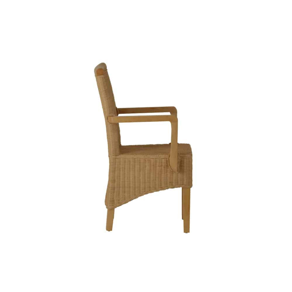 Armlehnstuhl Rattan Modern Mango Rattan natur