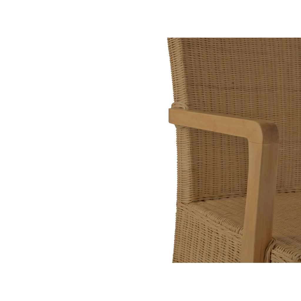 Armlehnstuhl Rattan Modern Mango Rattan natur