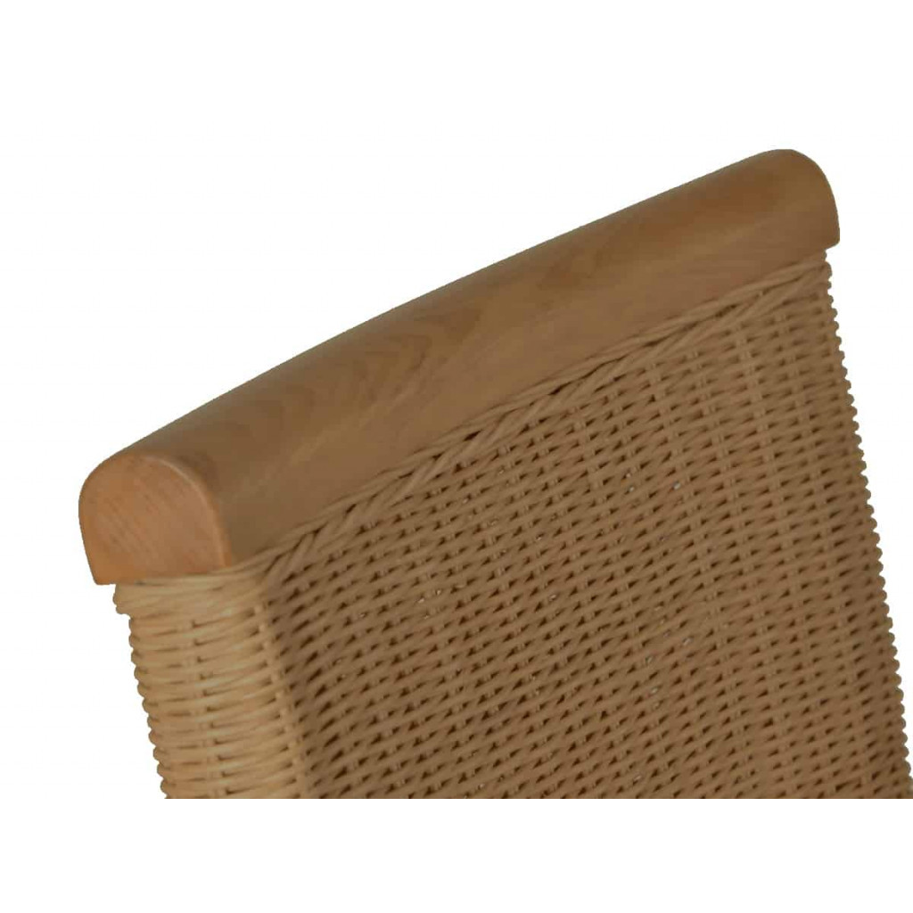 Armlehnstuhl Rattan Modern Mango Rattan natur