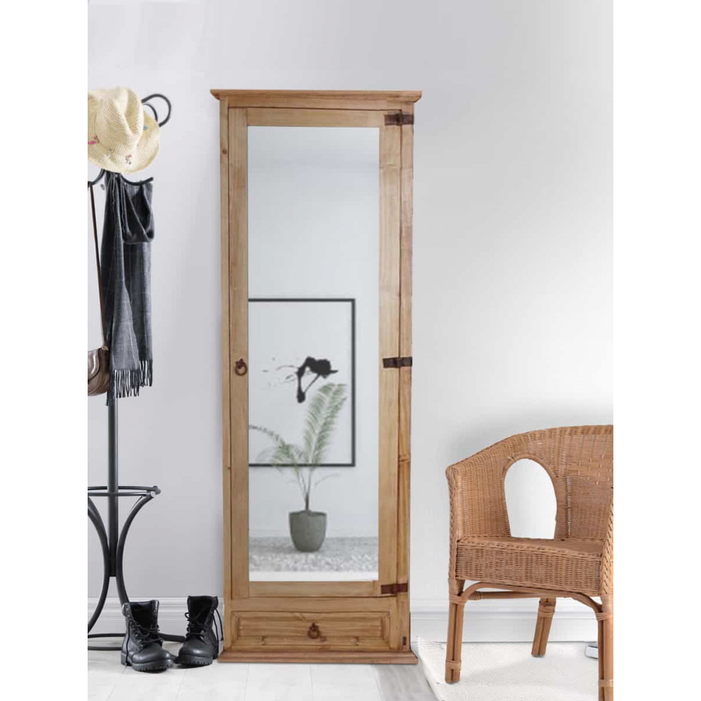 Schuhschrank Mexico Möbel Landhaus Pinie Honig