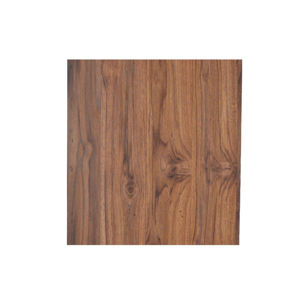 Bank Lendra Modern Massivholz Teak Hellbraun