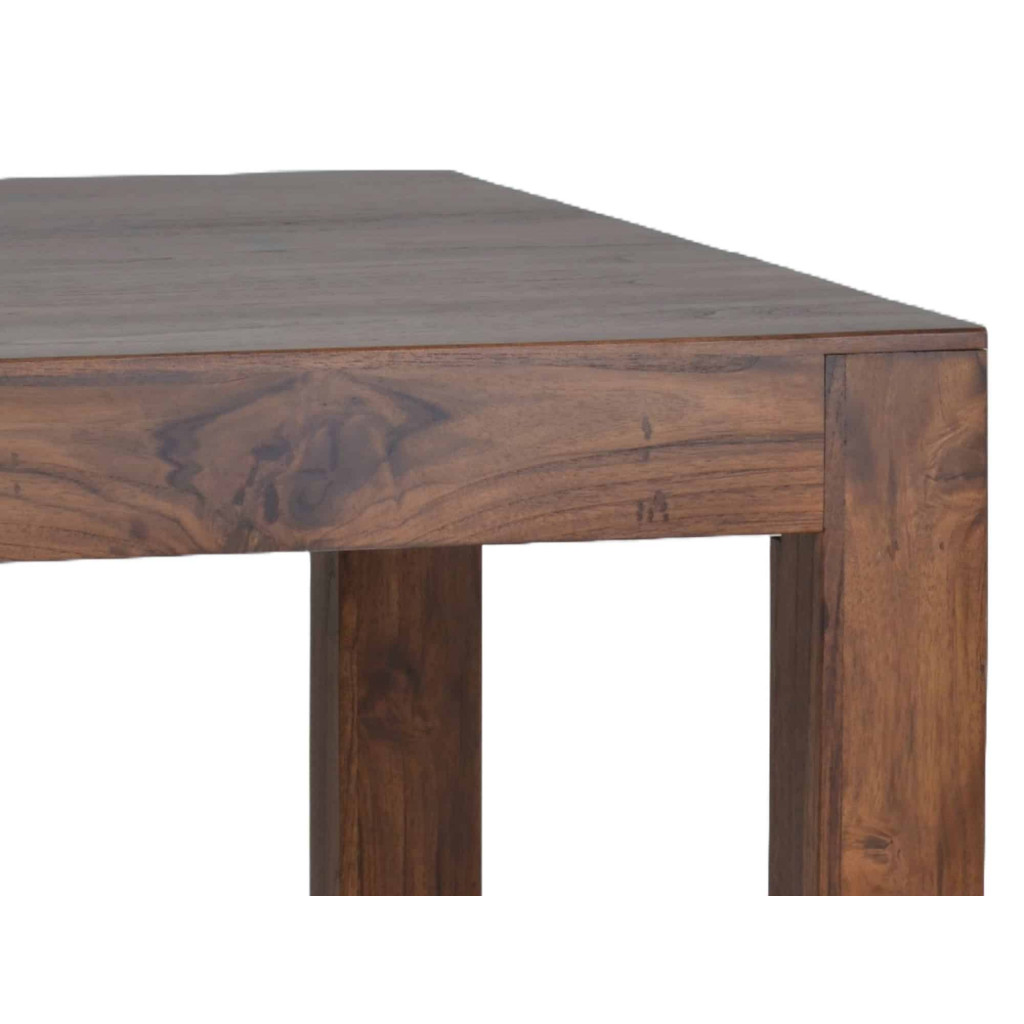 Esstisch Lendra Modern Massivholz Teak Hellbraun