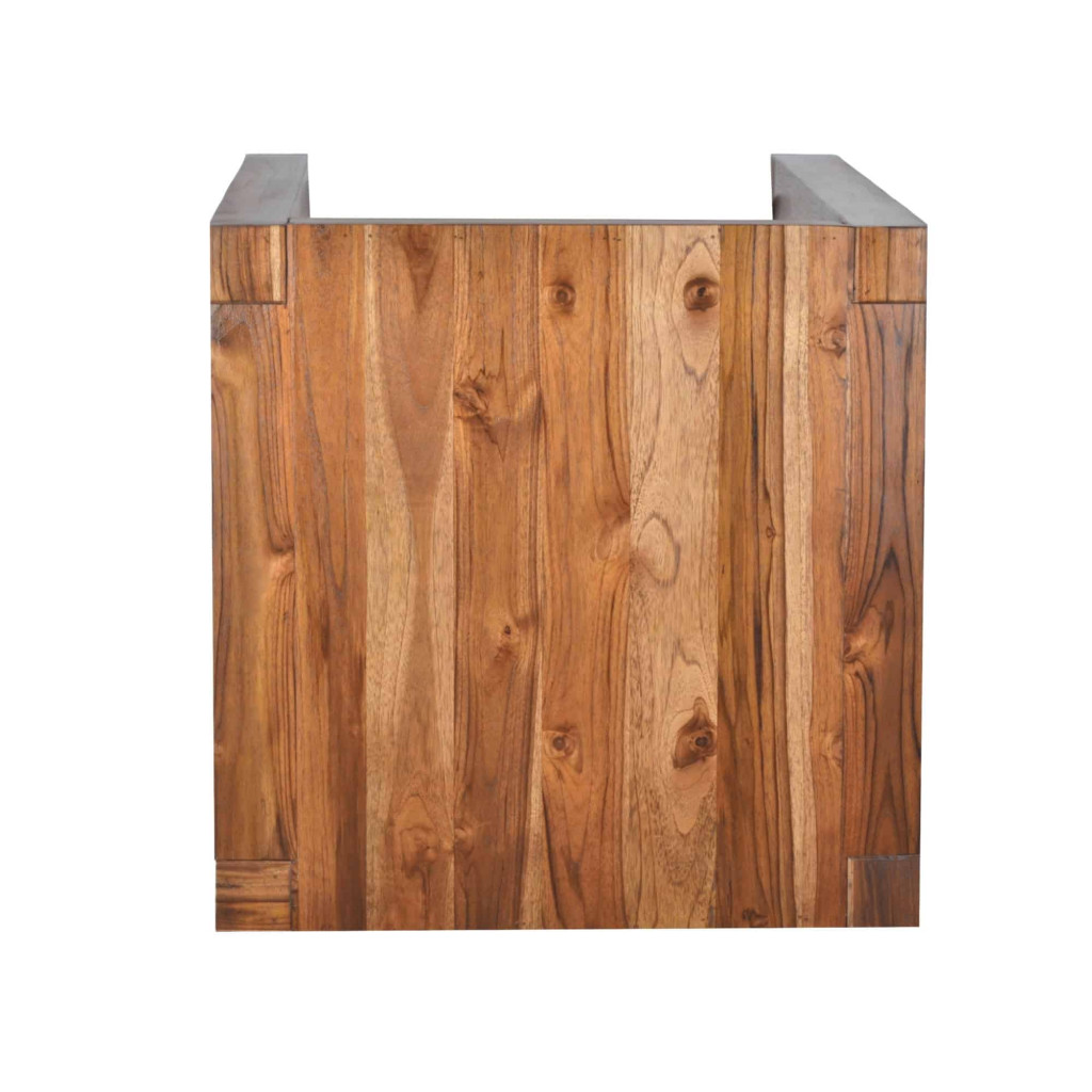 Bartisch Thali Modern Teak Dunkelbraun