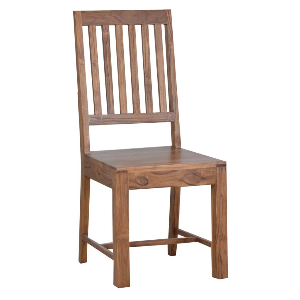 Esszimmerstuhl Thali Modern Teak Dunkelbraun