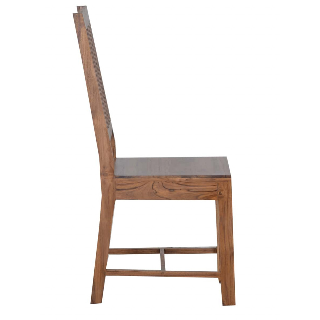 Esszimmerstuhl Thali Modern Teak Dunkelbraun