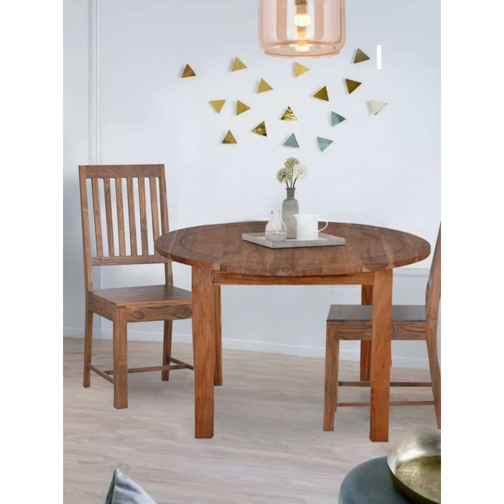 Esszimmerstuhl Thali Modern Teak Dunkelbraun