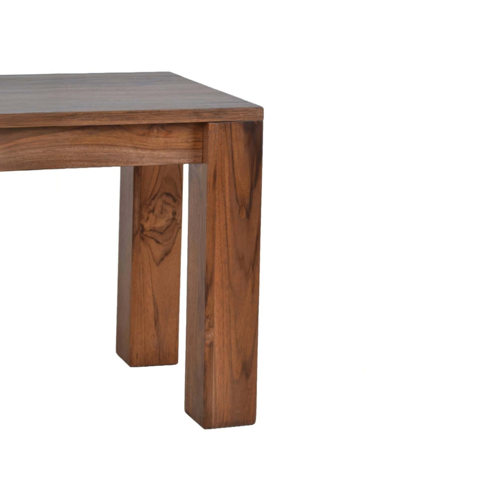 Sitzhocker Thali Modern Teak Hellbraun