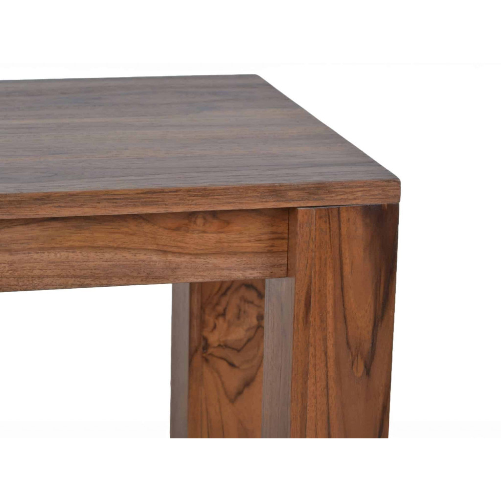 Sitzhocker Thali Modern Teak Hellbraun