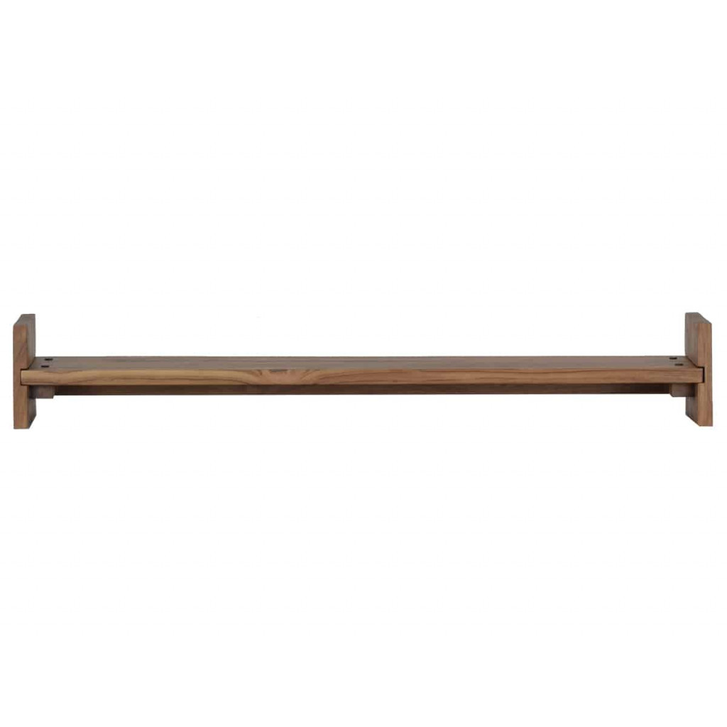 Wandregal Bagra Modern Teak Braun