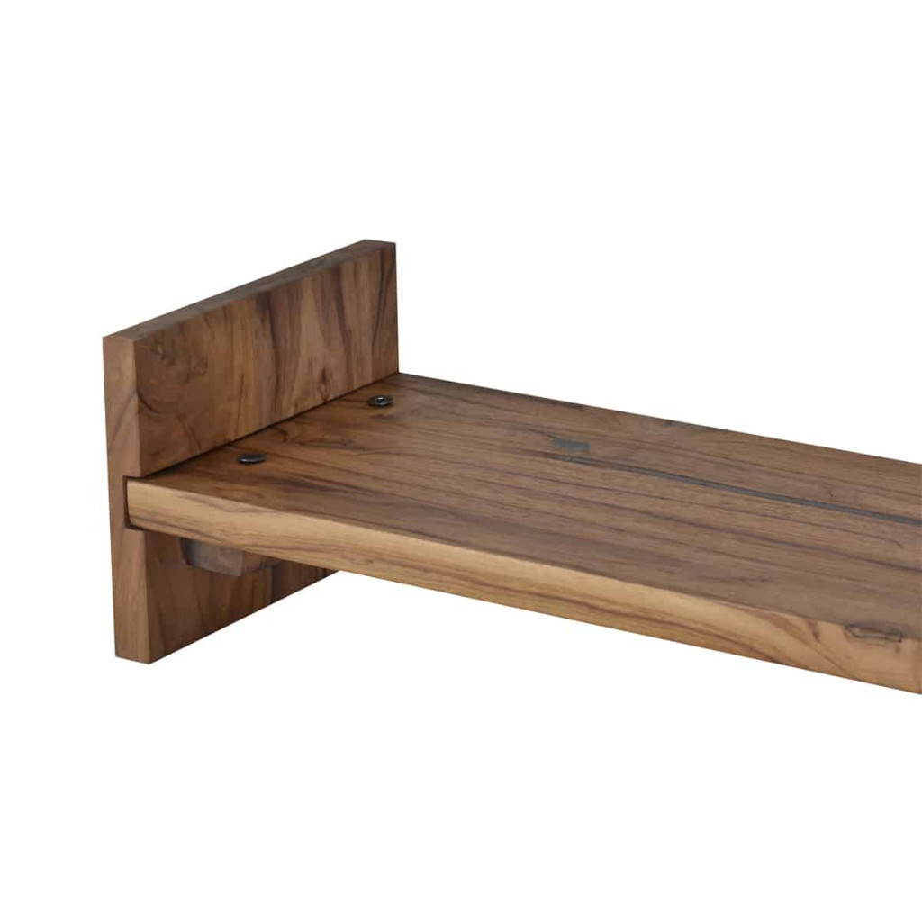 Wandregal Bagra Modern Teak Braun