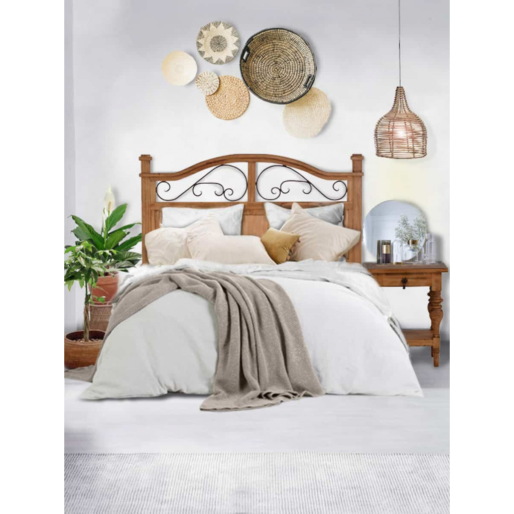 Bett Mexico Möbel Landhaus Massivholz Pinie Honig