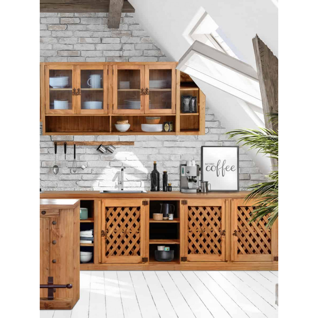 Hängeschrank Mexico Möbel Landhaus Pinie Honig