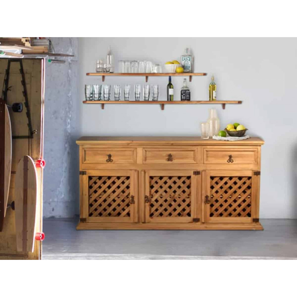 Sideboard Mexico Möbel Landhaus Pinie Honig