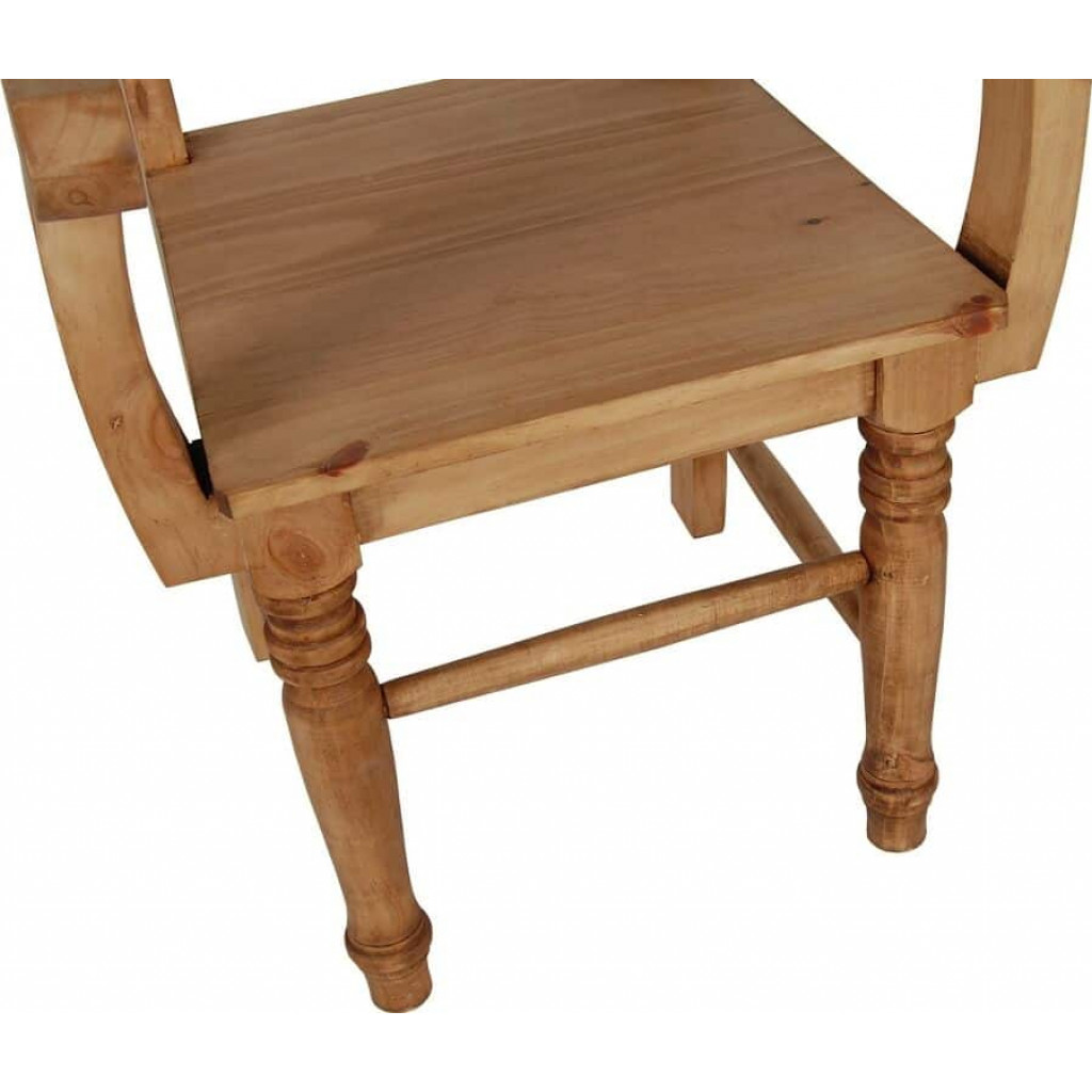 Armlehnstuhl Mexico Möbel Landhaus Massivholz Pinie Honig