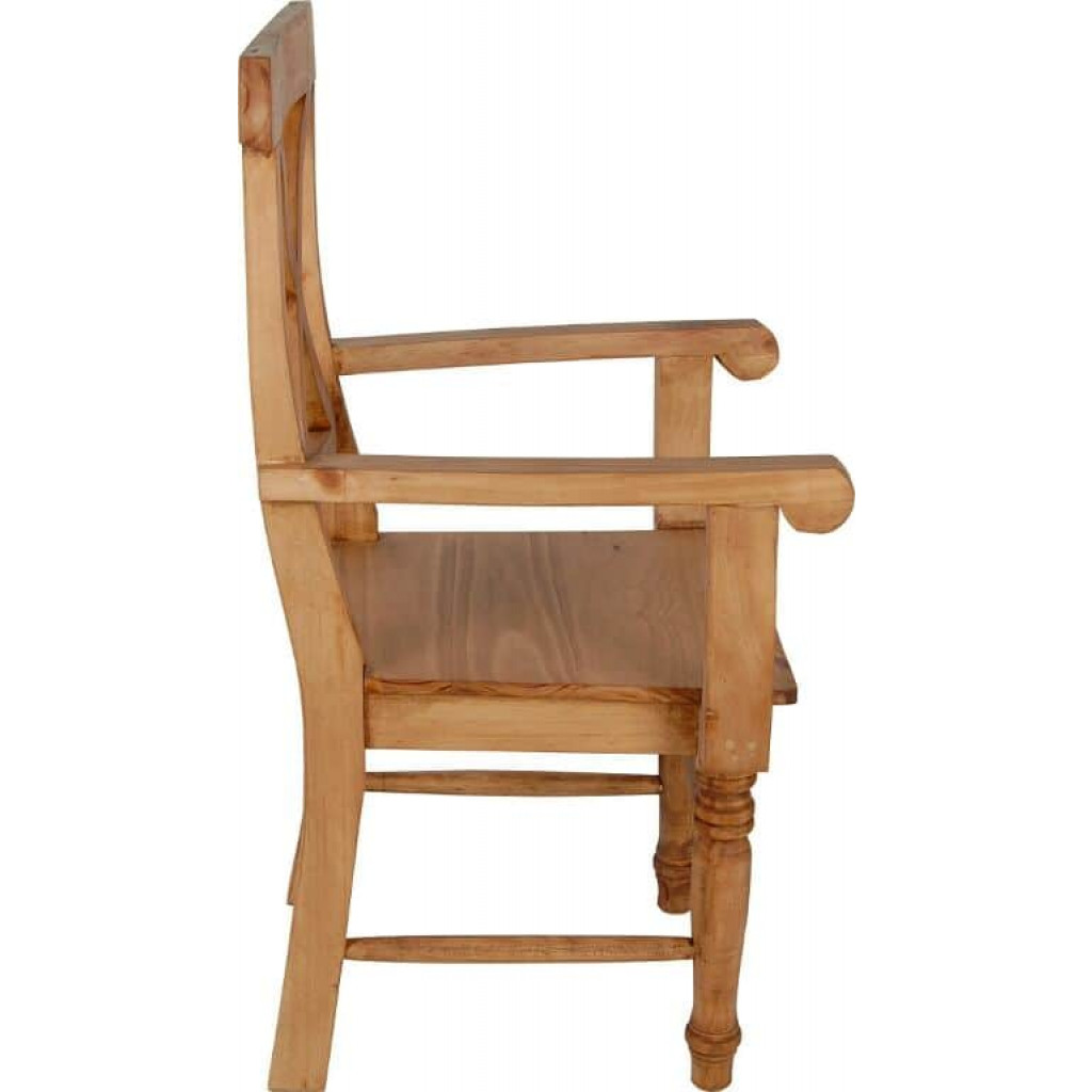 Armlehnstuhl Mexico Möbel Landhaus Massivholz Pinie Honig